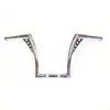 XKMT-CHROME APE HANGERS 1-1/4" 12" RISE Handle bar Compatible With