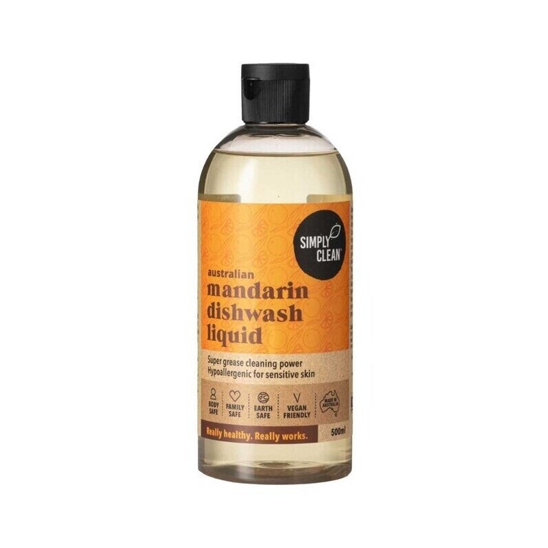 Simply Clean Dishwash Liquid - Mandarin, 1L