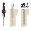 7 mm x 50 mm HighPoint Confirmat Screws, Pozi-Flat Head,