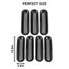 Insertos de rejilla de malla para Jeep Wrangler JK &