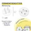 mikken 10 Plastic Fermenting Grids Diameter 70 mm for Jars