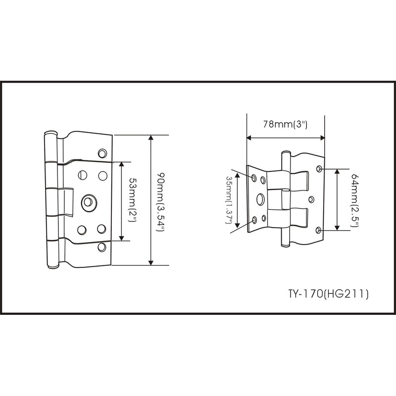 QCAA Mobile Home Door Hinges Compatible with Elixir Mobile Home