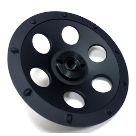 ADTools 7" Professional Quarter Round PCD Grinding Cup Wheel- 9 Segments PREMIUM QUALITY