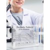 Acrylic Periodic Table Display with 83 Real Elements Inside, Acrylic