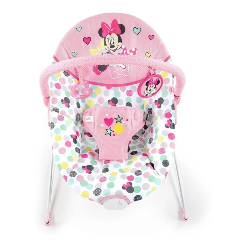 Silla Mecedora Eléctrica Bright Starts Minnie Mouse Rosa Rosa