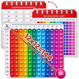 Multiplication chart pops up, toy schedule, suitable for boys and girls to learn toys, relieve stress - Edition: 1-100 Number Table