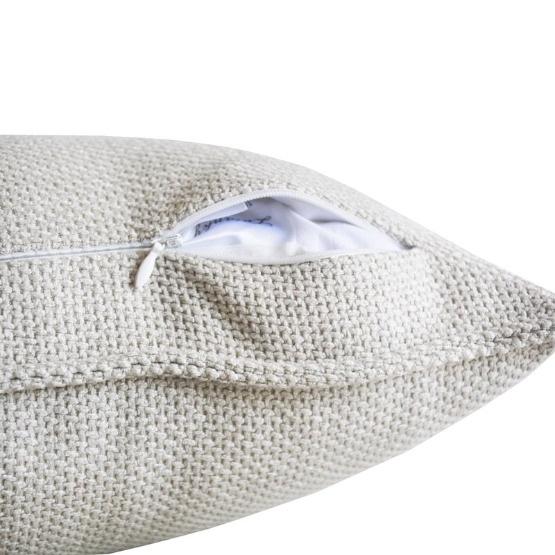 Lutanky Linen Cushion Covers Pack of 2 Elegant Rectangle Throw