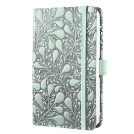 SIGEL Jolie J6360 Weekly Planner 2026 Approx. A6, Black, Green, Hard Cover, Elastic Band, Pen Loop, Slip Pocket, 174 Pages, Vegan, Made from Sustainable Paper, Diary Calendar Book