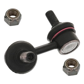 Febi Bilstein Coupling Rod with Lock Nuts Link Bar, Front axle right, Black