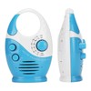 Portable AM/FM Digital Radio, Waterproof USB Rechargeable Multifunctional Shower Speaker