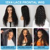 Deep Wave Lace Front Wigs Human Hair 13x4 Hd Transparent
