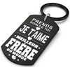 Allpeak Cadeau Frère Cadeau Noel - Porte Clef - FR,