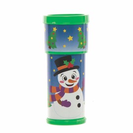 Baker Ross Christmas Kaleidoscopes FC252-4 Pack Make Your Own Kaleidoscope for Kids Arts and Crafts Activities Perfect for Party Bags, Party Bags and Small Gifts