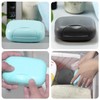 2 Pieces Soap Dish With Lock, Creative Soap Dish, Portable