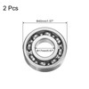 sourcing map 6203 Deep Groove Ball Bearing,2pcs 17 x 40
