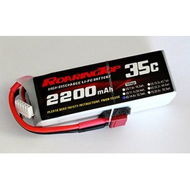 RoaringTop LiPo Battery Pack 35C 2200mAh 4S 14.8V with Deans Plug for RC Car Boat Truck Heli Airplane