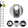Master Lock - Excell Stainless Steel Discus 80mm Padlock
