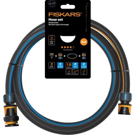 Fiskars 1057621 Schlauch Hose, Black/Orange/Blue