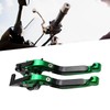 Qianly Sleek Motorcycle Lever Set for Pulsar 200 RS, Green