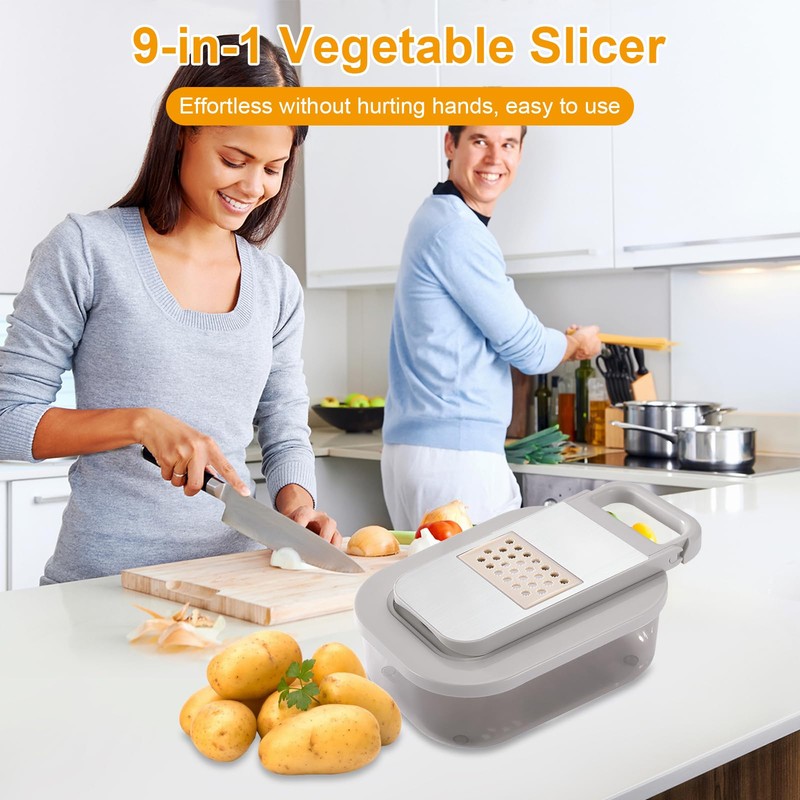 Vegetable Cutter, 10 in 1 Vegetable Slicer Ideal as a