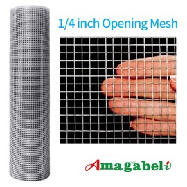 Amagabeli 36inch Hardware Cloth 100 ft 1/4 Mesh Galvanized Welded Wire 23 gauge Metal Roll Vegetables Garden Rabbit Fencing Snake Fence for Chicken Critters Gopher Racoons Opossum Rehab Cage Window