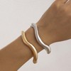 Gold Bangles for Women Chunky Gold Bracelets Cuff Bracelets Non
