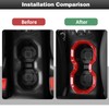 CheroCar for Jeep Renegade Front Water Cup Holder Trim Interior