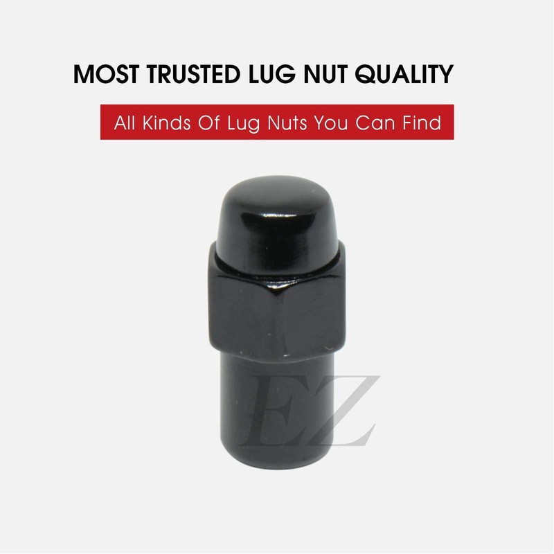 Cragar Standard Mag Lug Nut 7/16"-20 Black with Chrome Offset