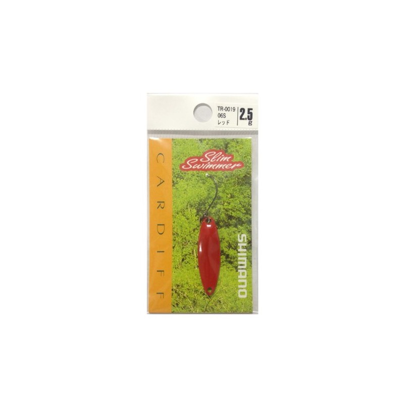 Shimano TR-0019 06S Cardiff Area Spoon Slim Swimmer Lure, 0.1