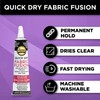 Aleene's Quick Dry Fusion Fabric Adhesive, 1.5 Fl Oz, Clear