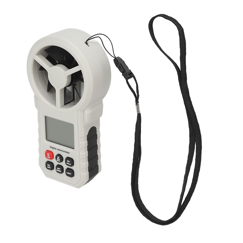 Digital Anemometer High Accuracy Handheld Wind Speed Meter LCD Display