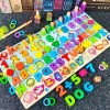 Nayumi Tablero Juego Educativo Montessori Pesca Letra Número Animal