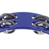 Musical Tambourine Plastic Stainless Steel Clear Crisp Sound Lightweight Percussion