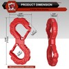 AMBULL 3/8 Tow Hook, Winch Hook for Off-Road Recovery, Towing