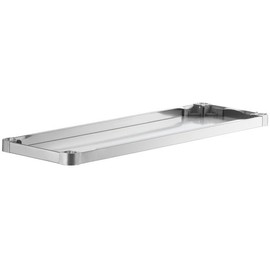 Glownary Adjustable Stainless Steel Work Table Undershelf, 18 Gauge, 43.5 x 13.375 x 1.625 Inches, Compatible with 18 x 48 Inch Tables