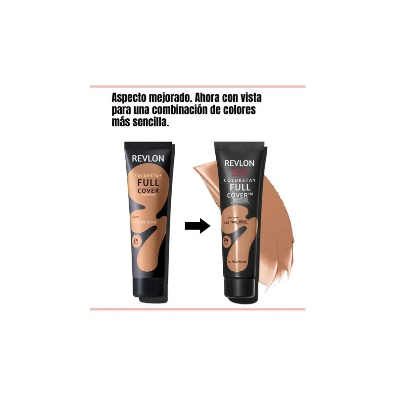 Base De Maquillaje Cobertura Total Revlon Spf10 105 Matte