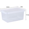 TENLITE SET OF 4 - 𝟏𝟏 𝐋𝐢𝐭𝐫𝐞 Transparent Plastic Storage