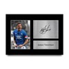 HWC Trading A4 James Tavernier Rangers Gifts Printed Signed Autograph