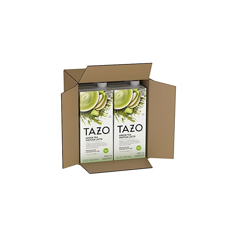 Tazo TJL00175 Green Tea Matcha Latte Box Tea, 6.1 Oz.,