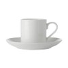 Maxwell & Williams White Basics Straight Demi Cup and Saucer