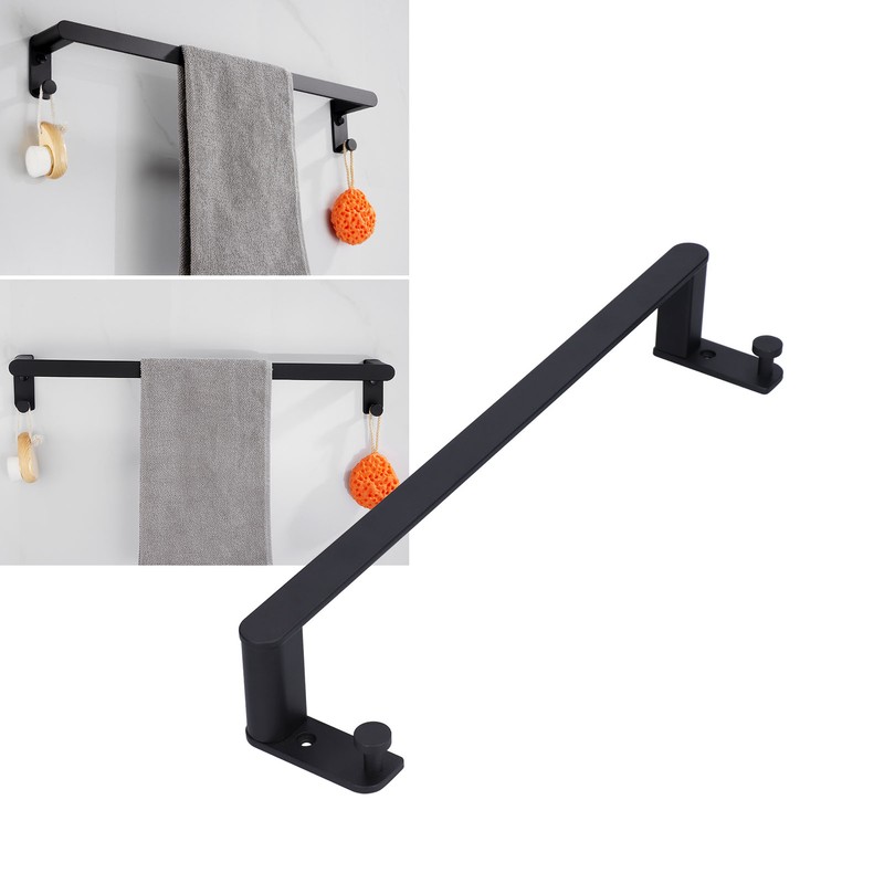 Single Towel Rack Aluminum Alloy 50cm / 20in Wall Mounted