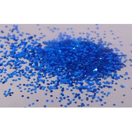 Vintage Paint Scorpion Blue 015 Square Metal Flake - 3 Ounce