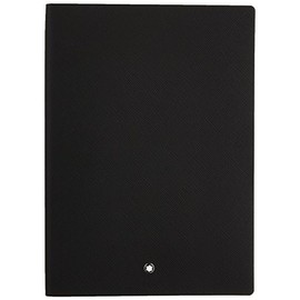 Montblanc Notebook Black Lined #146 Fine Stationery 113294 â Elegant Journal with Leather Binding and Ruled Pages â 1 x (5.9 x 8.2 in.)