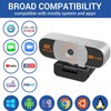 Nolansend 4K Webcam, Auto-zoom,with remote control,Privacy Cover, White Balance, Webcam