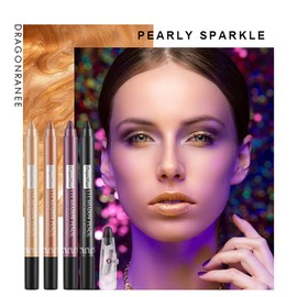 Sitovely 12 Colours Waterproof Matte Eyeshadow Pen Set with Sharpener, Metallic Eyeshadow Pen, Eyeshadow Stick, Pearl Glitter Eyeshadow Pen, Long-Lasting and for Easy Application