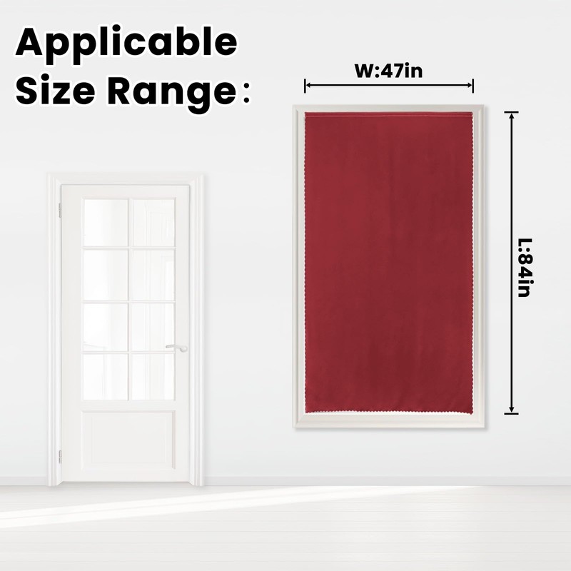 Sovtfides Cortinas Autoadhesivas, Cortinas Adheribles Persianas Opacas Cubiertas de Ventana