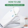Germiwipe 500Pcs Sanitized Toilet Seat Band,Hotel Essentials, Printed Toilet Strips