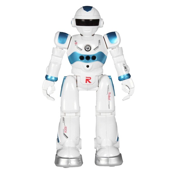 Paowsietiviity RC Robot Gesture Control Intelligent Remote Control Robot Blue Style B, 15x8.5x27 cm
