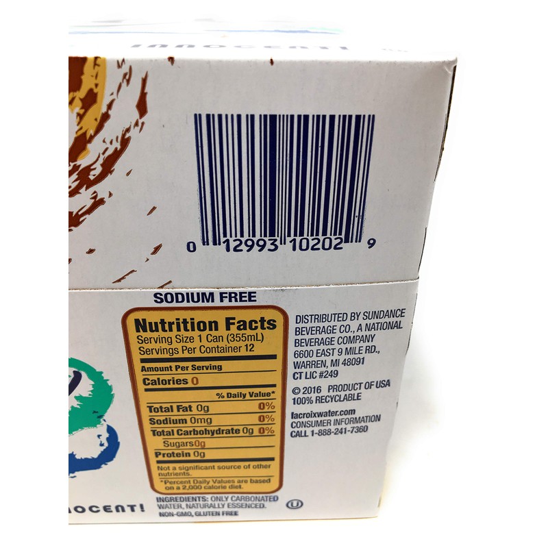 La Croix Coconut Sparkling Water Case, 12 FZ