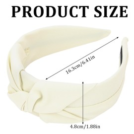 Norbiariz 4 Pack Knotted Headbands for Women Headbands Hair Accessories for Women Non Slip Headband Girls Fashion Cute Head Bands for Women's Hair Tiaras Headdresses